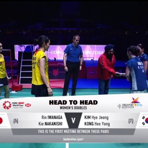 2025年 新加坡公开赛 岩永铃&中西贵映[日本] vs [韩国]金慧贞&孔熙容
