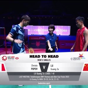 2025年 新加坡公开赛 克里斯托·波波夫[法国] vs [中国]陆光祖