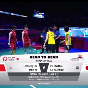 2025年 新加坡公开赛 刘圣书&谭宁[中国] vs [日本]岩永铃&中西贵映