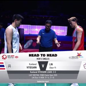 2025年 新加坡公开赛 昆拉武特·威提讪[泰国] vs [中国台北]林俊易