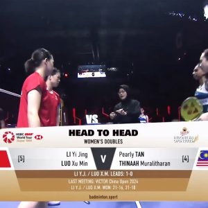 2025年 印尼公开赛 李怡婧&罗徐敏[中国] vs [马来西亚]陈康乐&蒂娜·穆拉利塔兰
