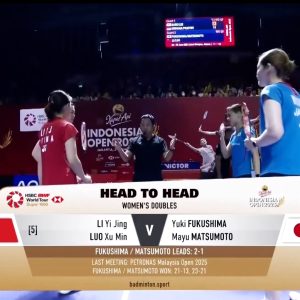 2025年 印尼公开赛 李怡婧&罗徐敏[中国] vs [日本]福岛由纪&松本麻佑