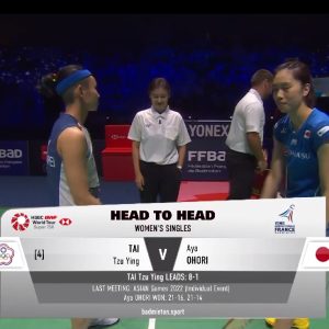 2023年 法国公开赛 戴资颖[中国台北] vs [日本]大堀彩