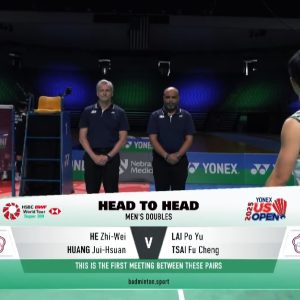 2025年 美国公开赛 何志伟&黄睿璿[中国台北] vs [中国台北]赖柏佑&蔡富丞