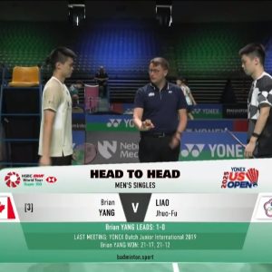 2025年 美国公开赛 杨灿[加拿大] vs [中国台北]廖倬甫