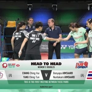 2025年 美国公开赛 张净惠&杨景惇[中国台北] vs [泰国]本雅帕·艾姆萨德&伦塔卡恩·艾姆萨德