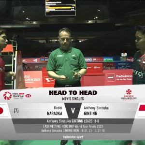 2025年 日本公开赛 奈良冈功大[日本] vs [印尼]安东尼·西尼苏卡·金廷