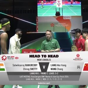 2025年 日本公开赛 萨特维克·赛拉杰·兰基雷迪&奇拉格·钱德拉谢卡尔·谢提[印度] vs [中国]梁伟铿&王昶