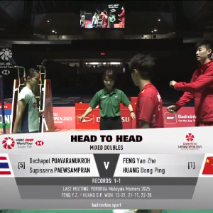 2025年 日本公开赛 SF 德差波·普瓦拉努克罗&苏皮萨拉·帕维斯坦帕[泰国] vs [中国]冯彦哲&黄东萍