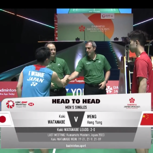 2025年 日本公开赛 QF 渡边航贵[日本] vs [中国]翁泓阳