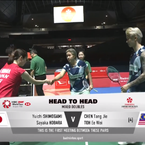 2025年 日本公开赛 QF 霜上雄一&保原彩夏[日本] vs [马来西亚]陈堂杰&杜颐沩