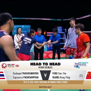 2025年 马来西亚公开赛 F 德差波·普瓦拉努克罗&苏皮萨拉·帕维斯坦帕[泰国] vs [中国]冯彦哲&黄东萍