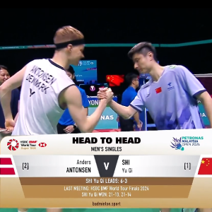 2025年 马来西亚公开赛 F 安东森[丹麦] vs [中国]石宇奇