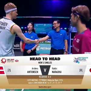 2025年 马来西亚公开赛 SF 安东森[丹麦] vs [日本]奈良冈功大