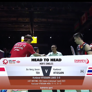 2025年 印尼公开赛 QF 郑加恒[新加坡] vs [泰国]昆拉武特·威提讪