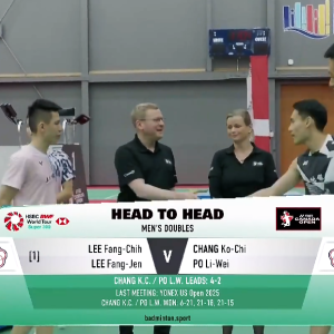 2025年 加拿大公开赛 F 李芳至&李芳任[中国台北] vs [中国台北]张课琦&柏礼维