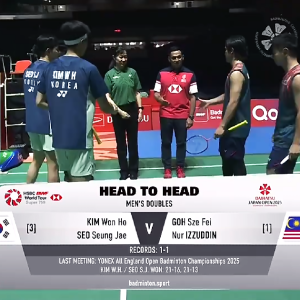 2025年 日本公开赛 F 金元浩&徐承宰[韩国] vs [马来西亚]吴世飞&努尔·伊祖丁·鲁姆萨尼