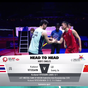 2025年 新加坡公开赛 F 昆拉武特[泰国] vs [中国]陆光祖