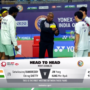 2025年 印度公开赛 QF 萨特维克·赛拉杰·兰基雷迪&奇拉格·钱德拉谢卡尔·谢提[印度] vs [韩国]真龙&姜珉赫