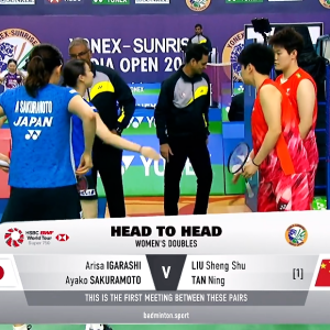 2025年 印度公开赛 QF 五十岚有纱&樱本绚子[日本] vs [中国]刘圣书&谭宁