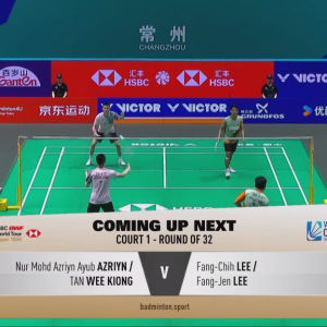 2025年 中国公开赛 R32 努尔·莫哈德·阿兹林·阿尤布&陈蔚强[马来西亚] vs [中国台北]李芳至&李芳任