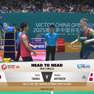 2025年 中国公开赛 R32 田中涌士[日本] vs [丹麦]安东森