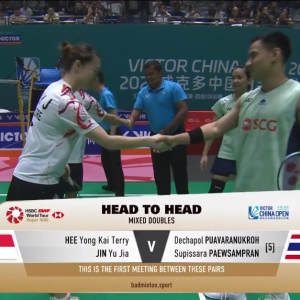 2025年 中国公开赛 R32 许永凯&金羽佳[新加坡] vs [泰国]德差波·普瓦拉努克罗&苏皮萨拉·帕维斯坦帕