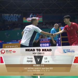2025年 中国公开赛 R32 克里斯托·波波夫[法国] vs [中国]雷兰曦