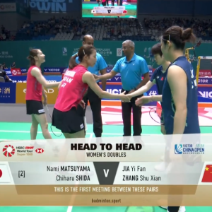 2025年 中国公开赛 R32 松山奈未&志田千阳[日本] vs [中国]贾一凡&张殊贤