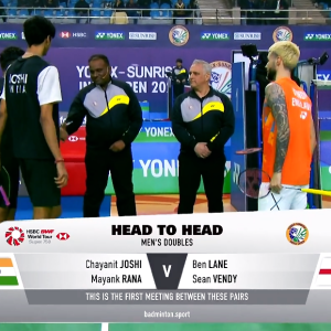 2025年 印度公开赛 R16 查亚尼特·乔希&马扬克·拉纳[印度] vs [英格兰]本·莱恩&肖恩·文迪