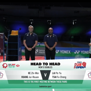 2025年 美国公开赛 F 何志伟&黄睿璿[中国台北] vs [中国台北]赖柏佑&蔡富丞