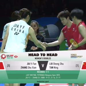 2025年 瑞士公开赛 F 贾一凡&张殊贤[中国] vs [中国]刘圣书&谭宁