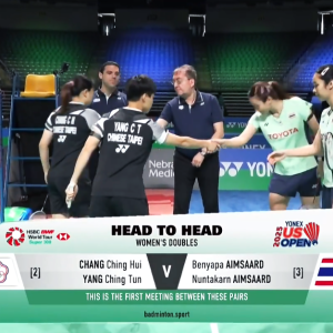 2025年 美国公开赛 SF 张净惠&杨景惇[中国台北] vs [泰国]本雅帕·艾姆萨德&伦塔卡恩·艾姆萨德