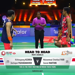 2025年 泰国大师赛 SF 吉丁努蓬·革德伦&德差波·保乌拉努科[泰国] vs [印尼]穆罕默德·肖希布·菲克里&丹尼尔·马丁