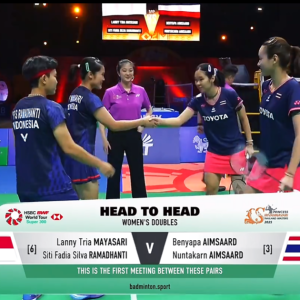 2025年 泰国大师赛 SF 兰尼·特里亚·马亚萨里&茜蒂·法迪亚·席尔瓦·拉马丹蒂[印尼] vs [泰国]本雅帕·艾姆萨德&伦塔卡恩·艾姆萨德