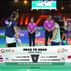 2025年 泰国大师赛 F 拉克西卡·坎拉哈&法塔伊玛·慕恩旺[] vs [印尼]兰尼·特里亚·马亚萨里&茜蒂·法迪亚·席尔瓦·拉马丹蒂