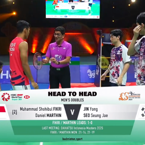 2025年 泰国大师赛 F 穆罕默德·肖希布·菲克里&丹尼尔·马丁[印尼] vs [韩国]真龙&徐承宰