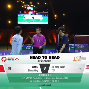 2025年 泰国大师赛 F 王正行[中国] vs [新加坡]郑加恒