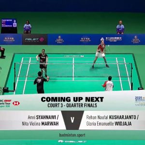 2025年 澳门公开赛 QF 阿姆里·西亚纳维&妮塔·维奥莉娜·马瓦尔[印尼] vs [印尼]雷汉·诺法勒·库沙扬托&格罗里亚·埃马努埃莱·维德佳佳