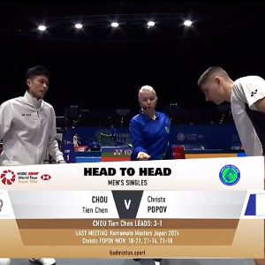 2025年 全英公开赛 R32 周天成[中国台北] vs [法国]克里斯托·波波夫