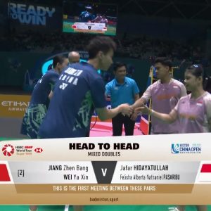 2025年 中国公开赛 SF 蒋正邦&魏雅新[中国] vs [印尼]贾法尔·希达亚图拉&费利沙·艾伯塔·纳撒尼尔·帕萨里布