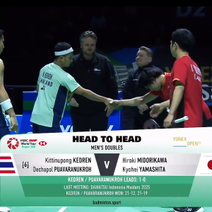 2025年 瑞士公开赛 SF 吉丁努蓬·革德伦&德差波·普瓦拉努克罗[泰国] vs [日本]绿川大辉&山下恭平