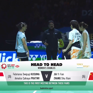 2025年 瑞士公开赛 SF 法布里安娜·德维普吉·库苏马&阿玛莉亚·卡哈亚·普拉蒂维[印尼] vs [中国]贾一凡&张殊贤