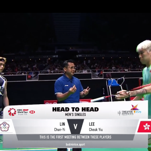 2025年 新加坡公开赛 QF 林俊易[中国台北] vs [香港]李卓耀