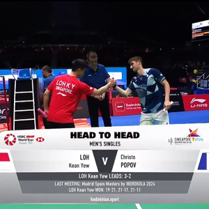 2025年 新加坡公开赛 QF 骆建佑[新加坡] vs [法国]克里斯托·波波夫