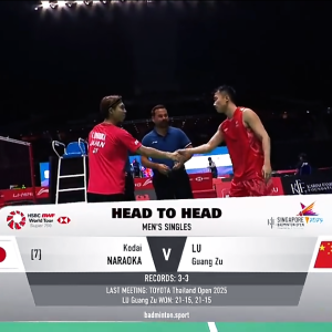 2025年 新加坡公开赛 QF 奈良冈功大[日本] vs [中国]陆光祖