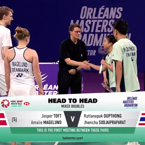 2025年 奥尔良大师赛 SF 杰斯帕·托夫特&艾米丽·麦格兰德[丹麦] vs [泰国]鲁塔纳帕克·欧普通&杰尼查·苏杰帕拉特