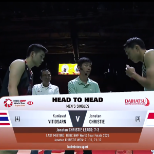 2025年 印尼大师赛 F 昆拉武特[泰国] vs [印尼]乔纳坦·克里斯蒂