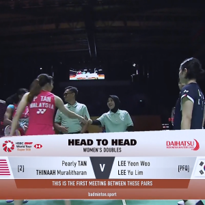 2025年 印尼大师赛 SF 陈康乐&蒂娜·穆拉利塔兰[马来西亚] vs [韩国]李妍雨&李幽琳