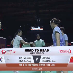 2025年 印尼大师赛 SF 金慧贞&孔熙容[韩国] vs [中国]贾一凡&张殊贤